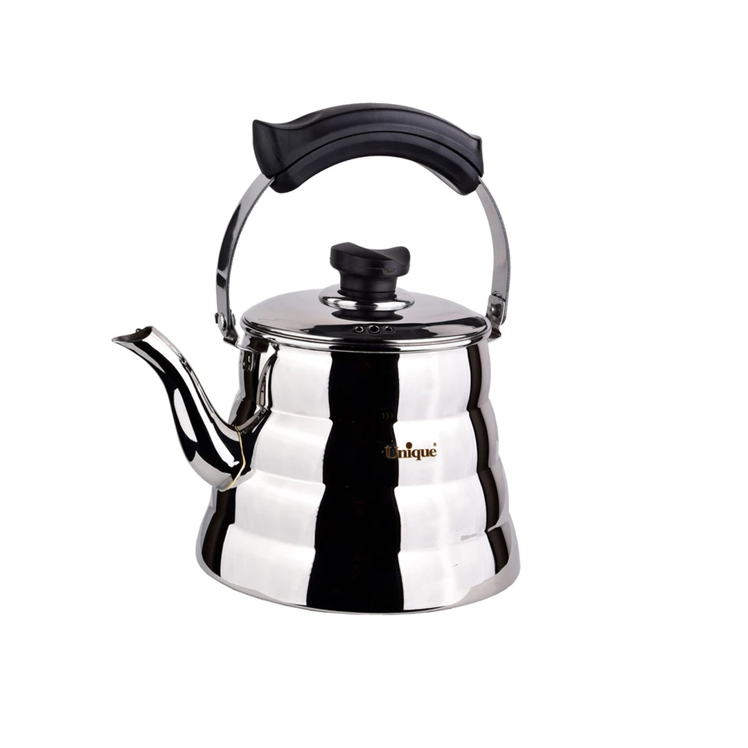 کتری 2/5 لیتر لوله دار یونیک کد UN-7252 - مشکی