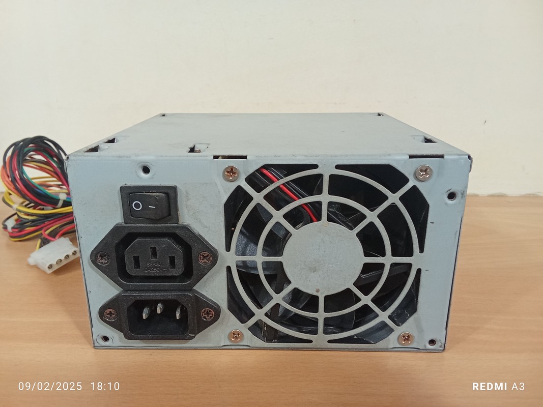 پاور 20 پین پورشه مدل ATX-400WP4-استوک(حداکثر توان 380 وات)