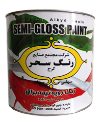 رنگ سفید نیمه براق سحر گالن