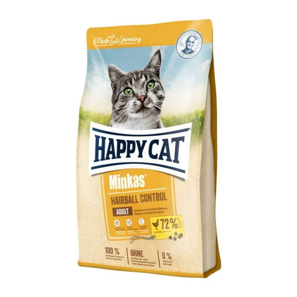 غذای خشک گربه هپی کت مدل مینکاس Hairball Control