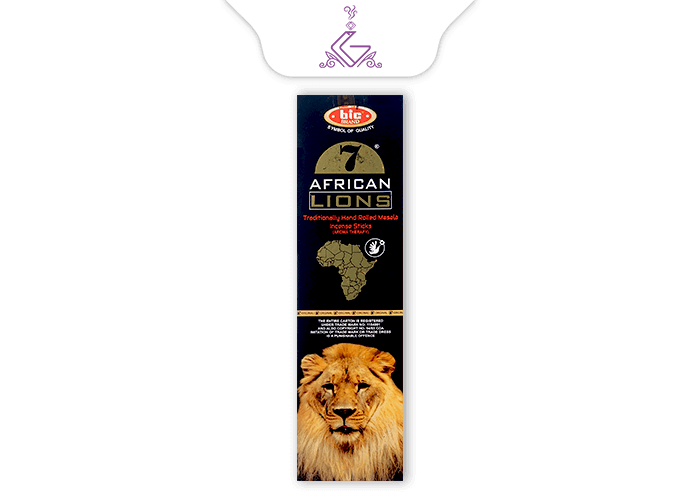 عود شاخه ای شرکتی پاکتی هفت شیر آفریقایی AFRICAN LIONS برند بیک BIC
