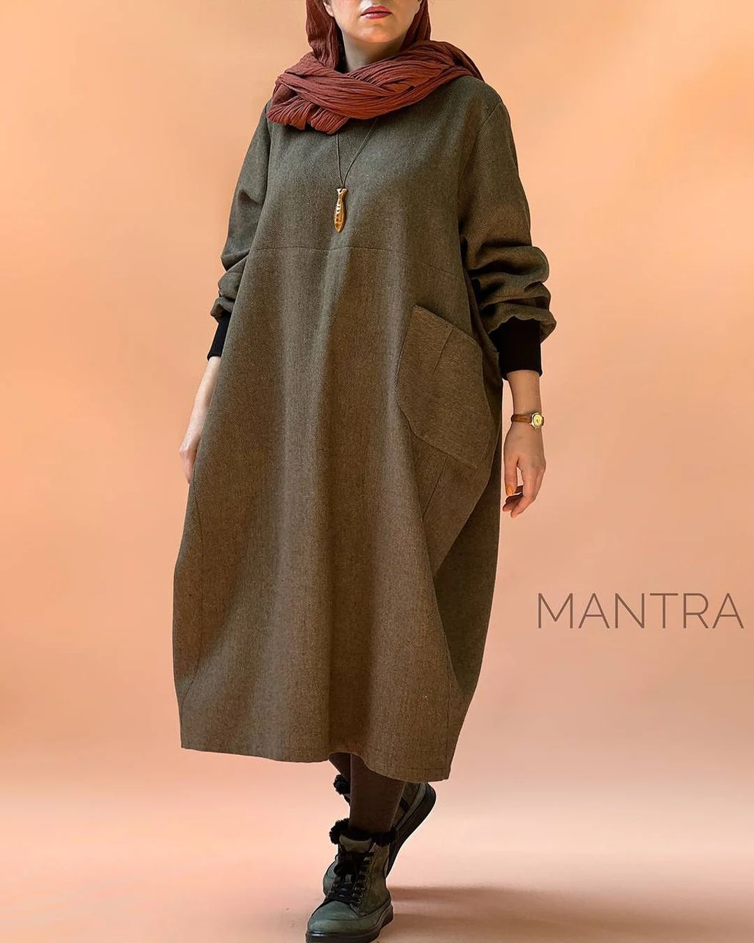 مانتو کشمیر مدل گندمک