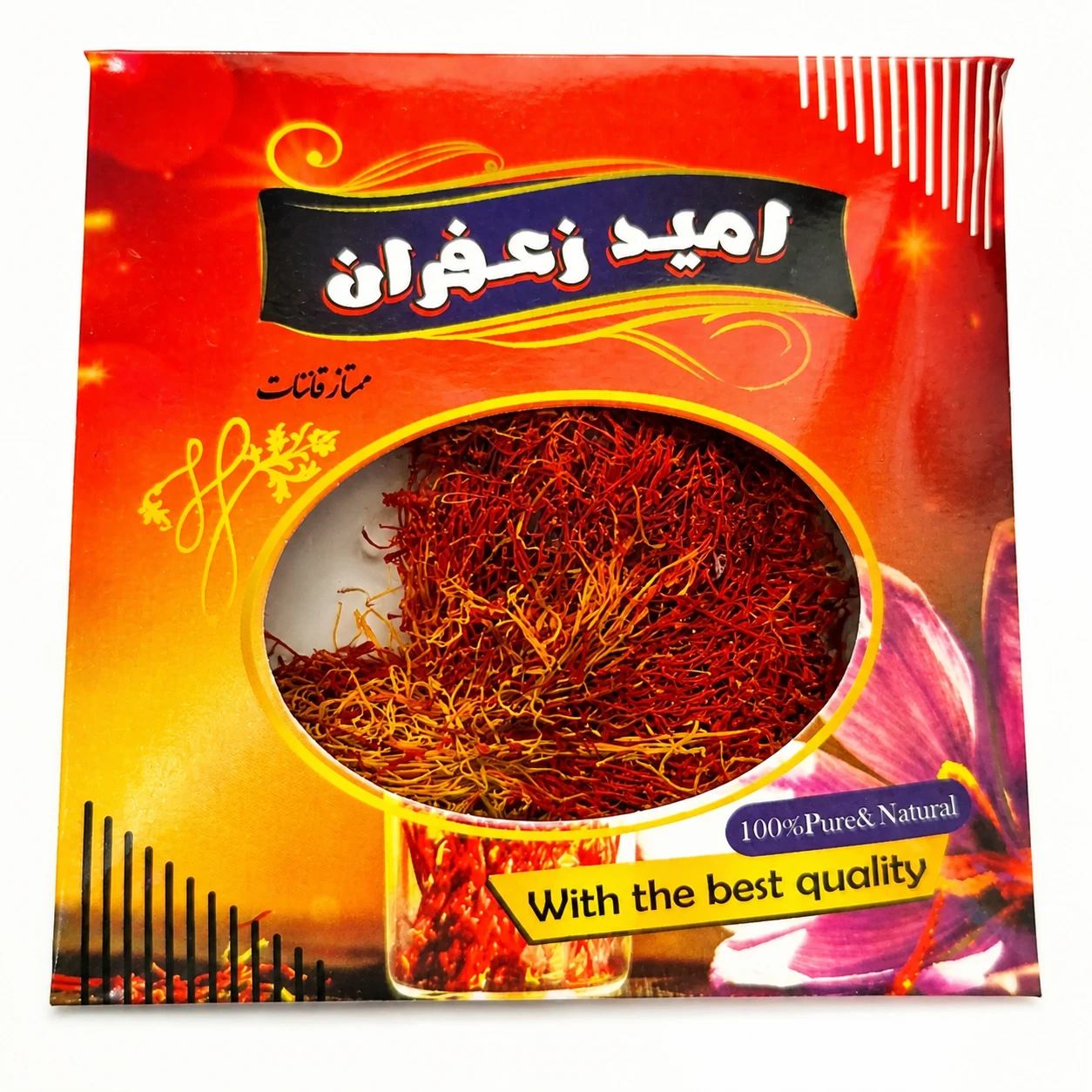 زعفران دسته (دختر پیچ) امید زعفران – 4.6 گرم (یک مثقال)