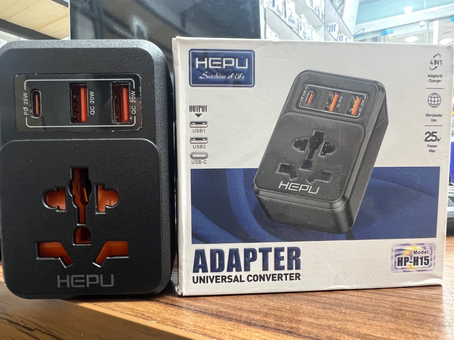 آداپتور اورجینال هیپو Adapter hepu Hp_H15