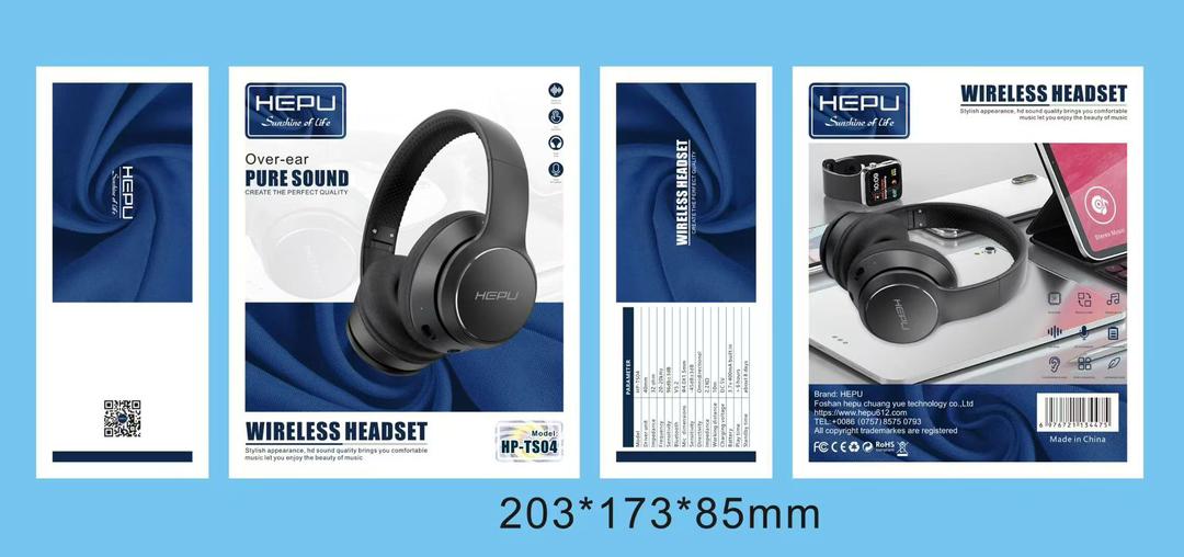 هدفون اورجینال هیپو Hepu Hp_TS04گارانتی ۶ ماه