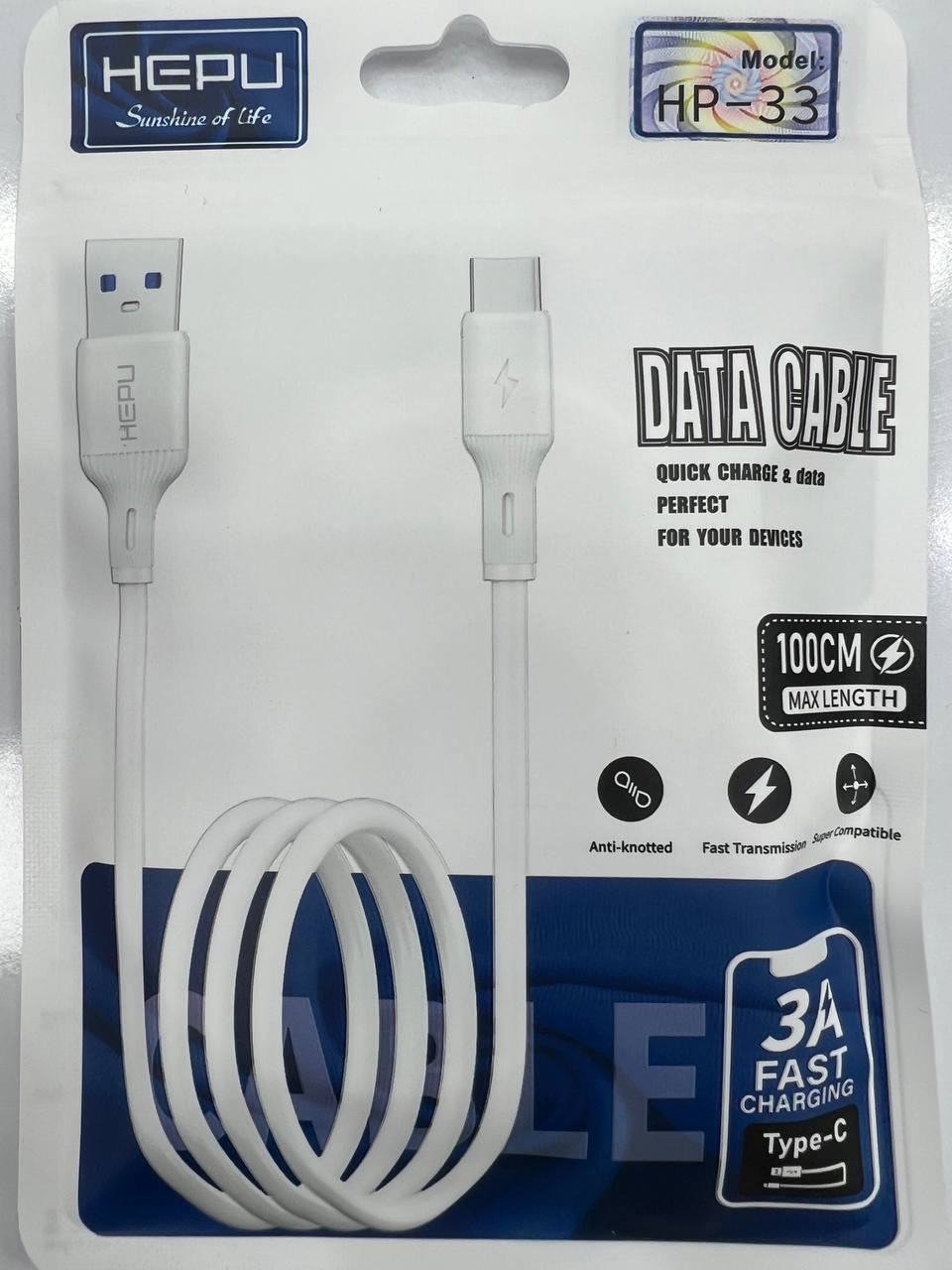 data cable hepu hp_33 گارانتی ۶ ماه