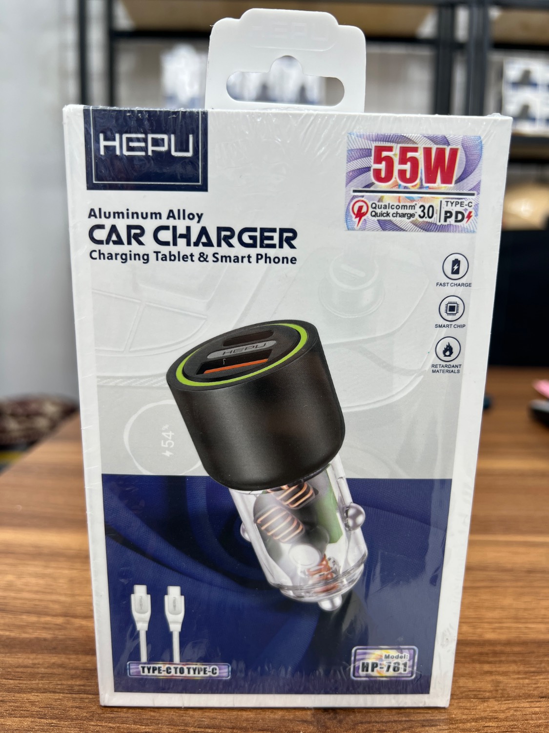 شارژر فندکی ماشین اورجینال هیپو hepu hp _781