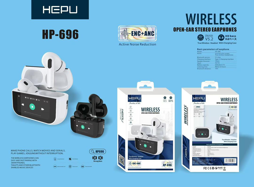 ایرپاد اورجینال هیپو Hepu Hp_ 696 گارانتی ۶ ماه