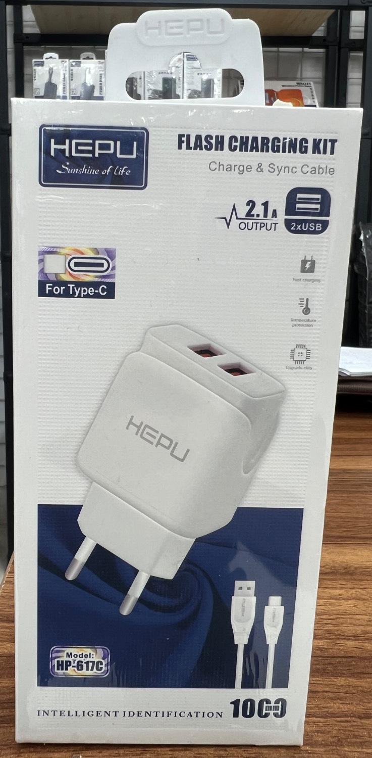 شارژر فست اورجینال هیپو Hepu Hp_617c گارانتی ۶ ماه