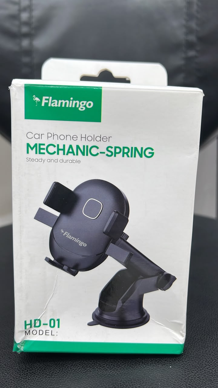 پایه نگهدارنده موبایل flamingo قابل نصب روی شیشه و داشبورد