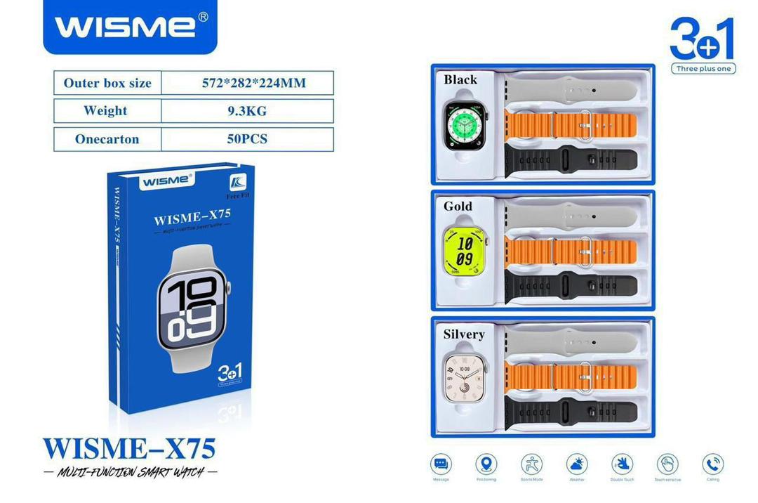ساعت هوشمند ویسمی مدل wisme x75 :