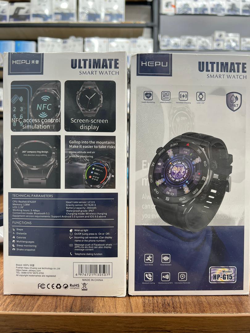 ساعت هوشمند هیپو Smart watch Hepu Hp_G15 اورجینال گارانتی ۶ماه