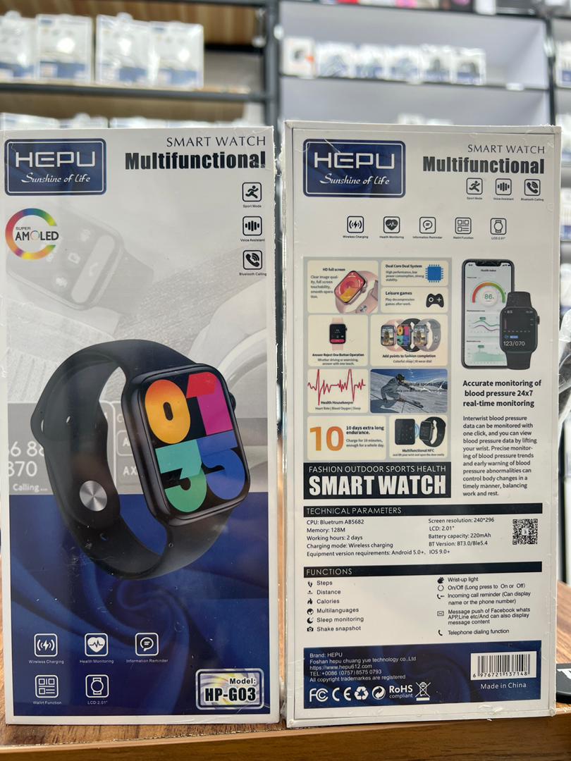 ساعت هوشمند هیپو Smart watch Hepu Hp_G03 اورجینال گارانتی ۶ماه