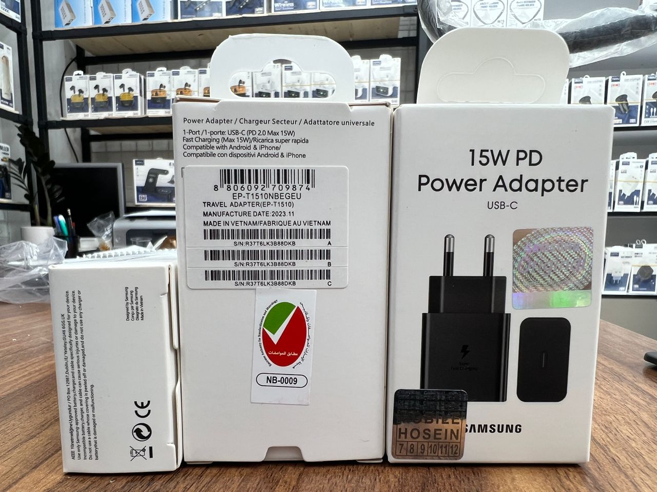 آداپتور شارژ اصلی سامسونگ15W دوپین Fast Charging