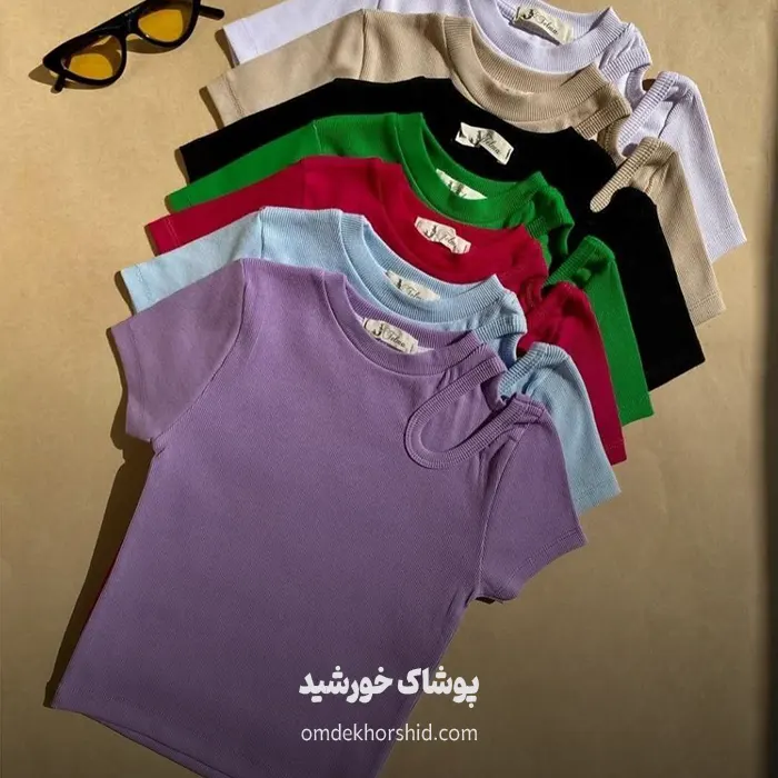 تیشرت سرشانه رومی