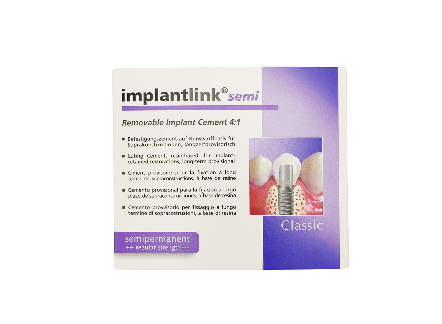 سمان رزینی ایمپلنت آلمانی دتاکس  Implant Link Semi Detax