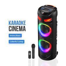 پارتی باکس zqs 8237 با میکروفن بی سیم