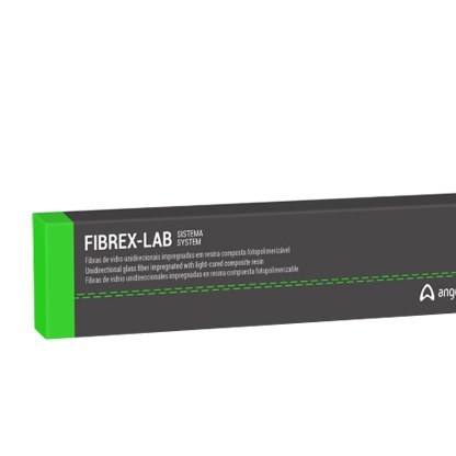 نوار گلاس فایبر آغشته به کامپوزیت لایت کیور شده به شکل رشته های بافته شده آنجلوس Angelus Fibrex Ribbon