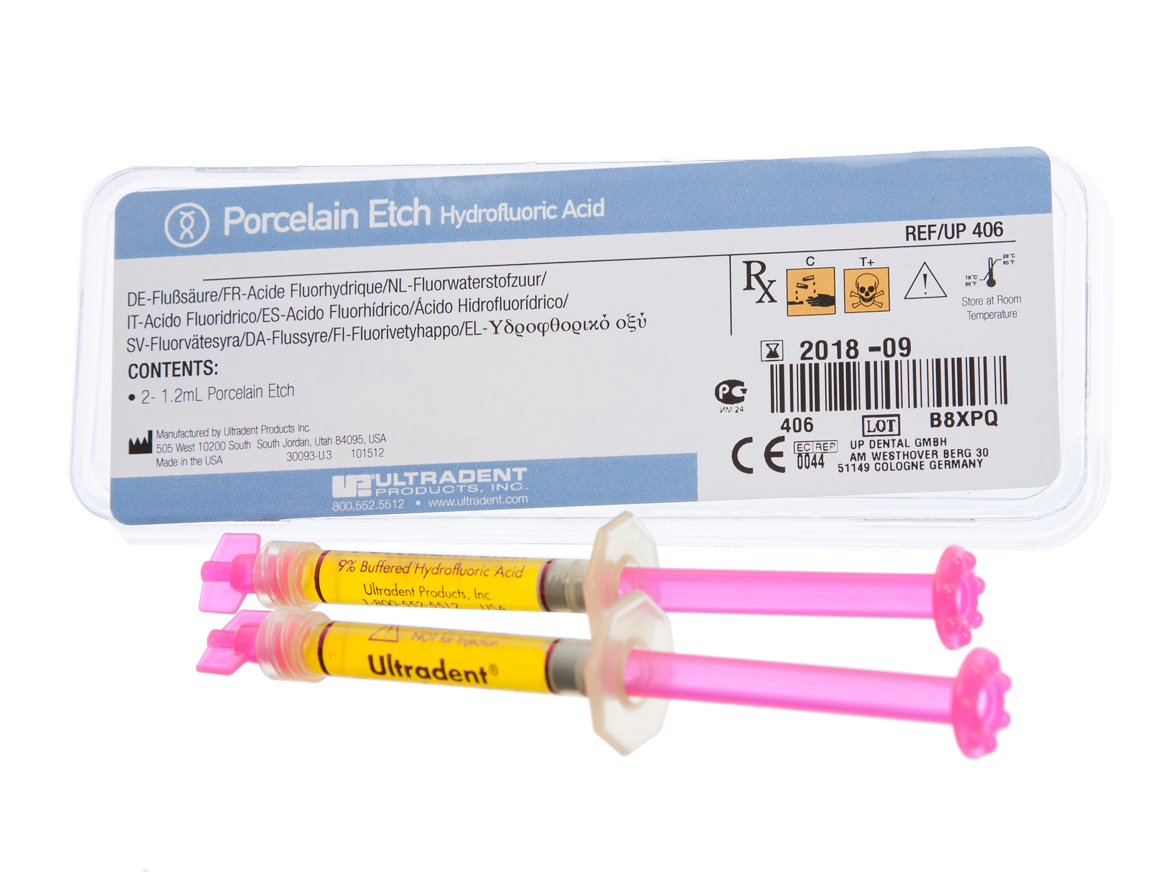 اسید پرسلن اچ هیدروفلوریک اولترادنت Ultradent Porcelain Etch