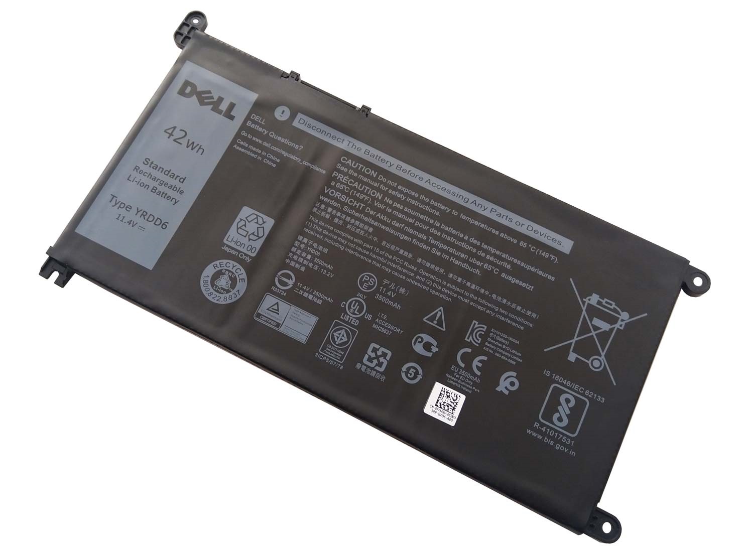 باتری داخلی اورجینال لپ تاپ دل Dell Inspiron 5582 5585 YRDD6