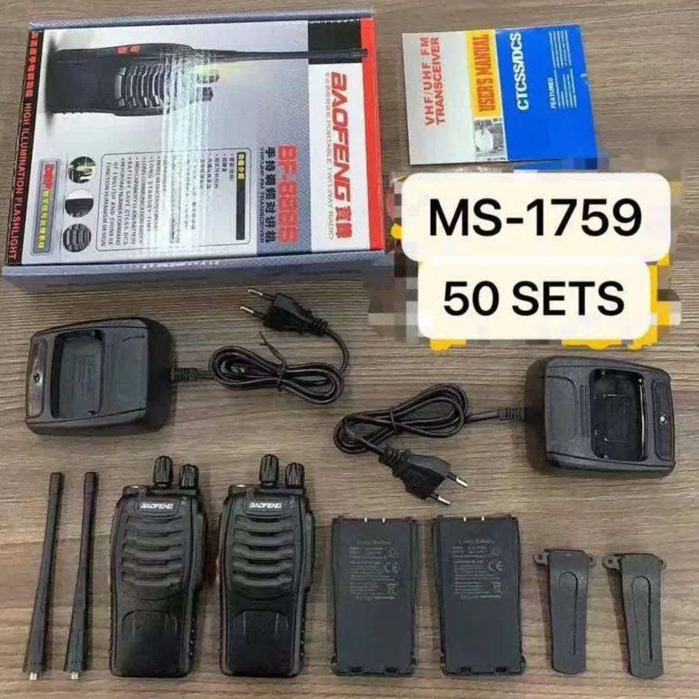 بیسیم کیلومتری برند baofeng بسته دو عددی مدل ms-1759