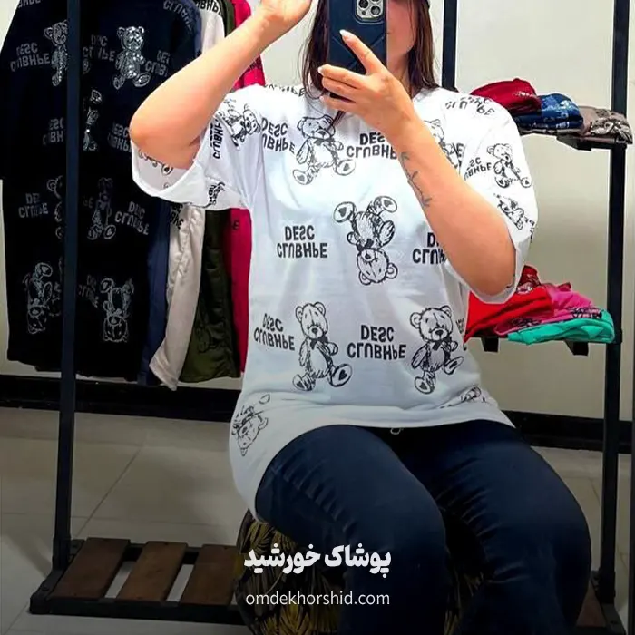 تیشرت لانگ تدی کد 30