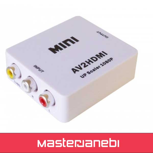 مبدل AV به HDMI مدل Mini Av2 HDMI CONVERTER FULL HD