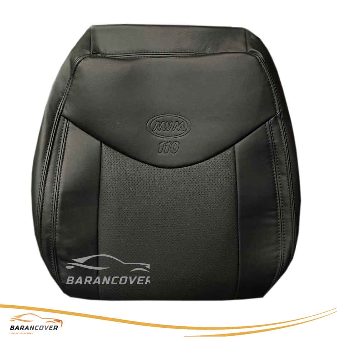 روکش صندلی ام وی ام mvm 110 قدیم تمام چرم رنگ مشکی