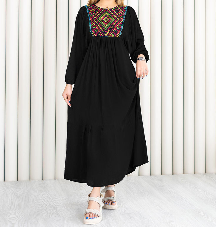 پیراهن ساحلی کیمونو آستین خفاشی