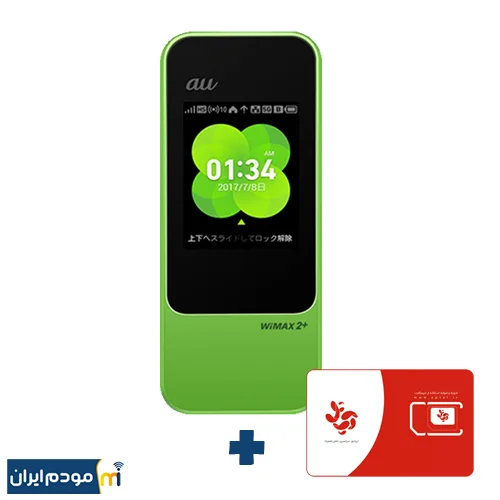 مودم جیبی Next Wimax2 W04 Hdw35 TDLTE / 4.5G به سفارش au + سیمکارت آپتل و بسته آغازین