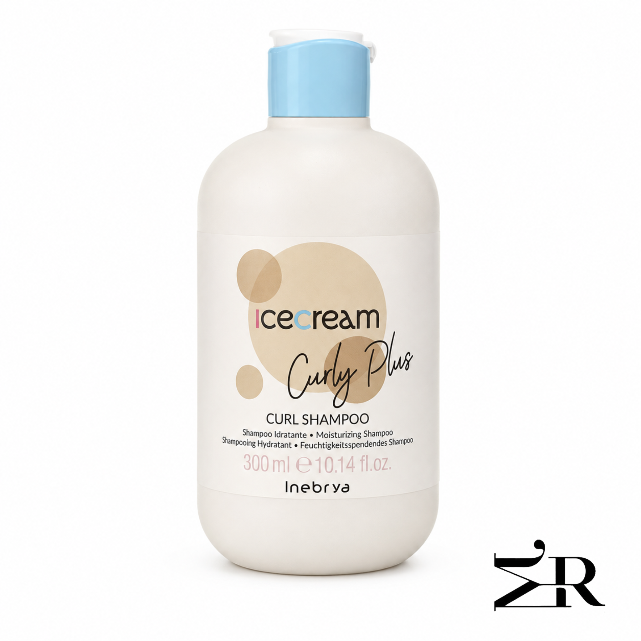 شامپو موهای فر اینبریا Curly Plus | آیس کریم 300 میلی‌لیتر