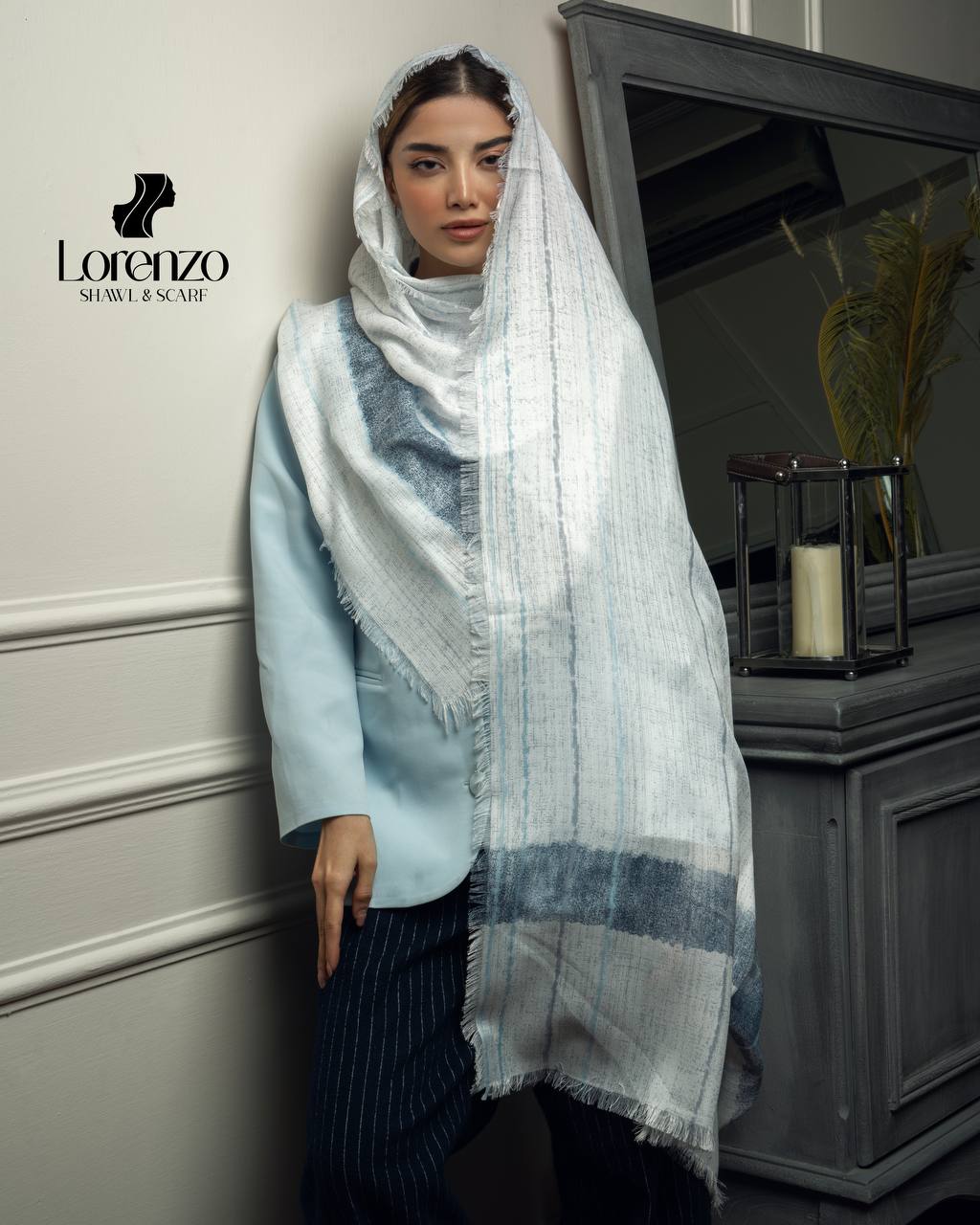 شال نخی (تِم آبی یخی)