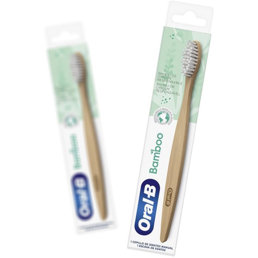 مسواک گیاهی چوب بامبوی اورال بی Oral B Bamboo