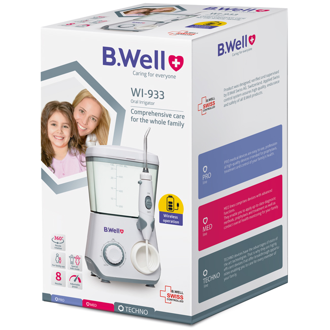 واترجت دهان و دندان بی ول مدل B.Well Wl-933