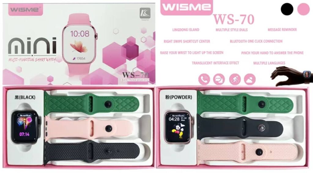 ساعت هوشمند مدل WS 70 Mini