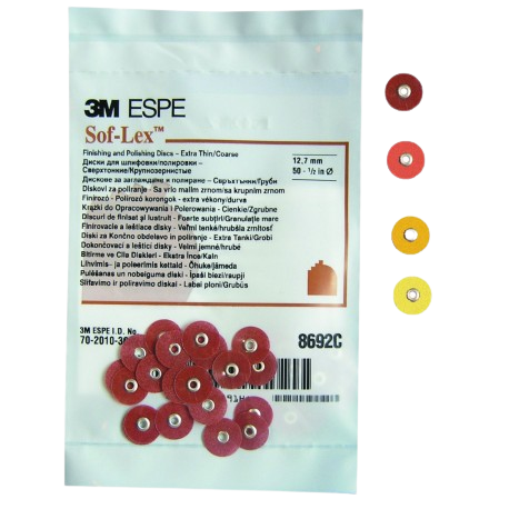 دیسک پرداخت و پولیش سافلکس تری ام 3M Sof Lex Polishing Discs