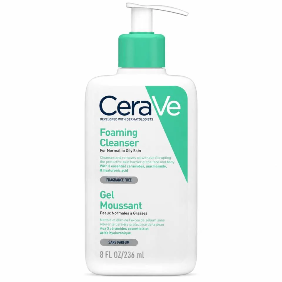 فوم شستشو سراوی CeraVe پوست نرمال و چرب