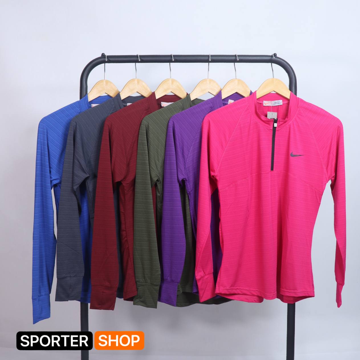 تونیک ورزشی زنانه نیم زیپ Nike