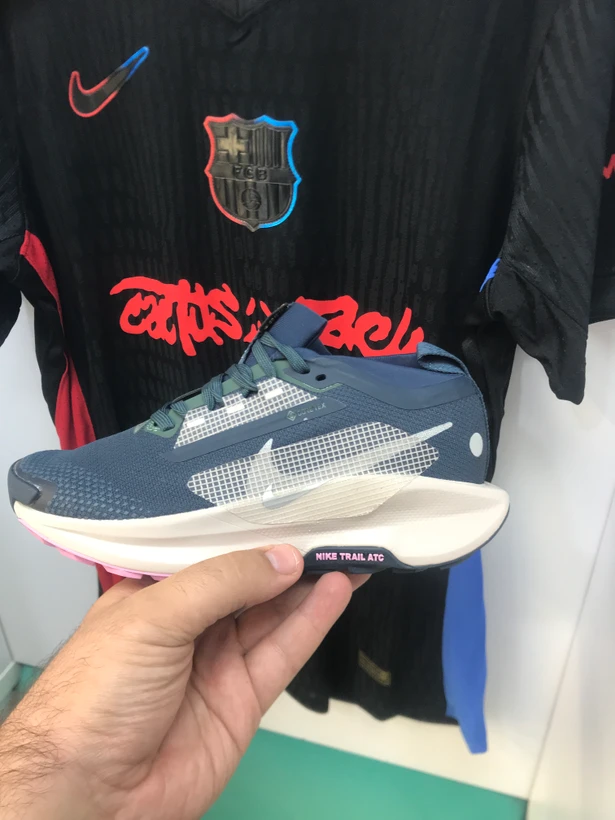 کتونی نایک پگاسوس تریل 5 جی تی ایکس سایز 37 تا 40 سرمه ای کرم صورتی NIKE PEGASUS TRAIL 5