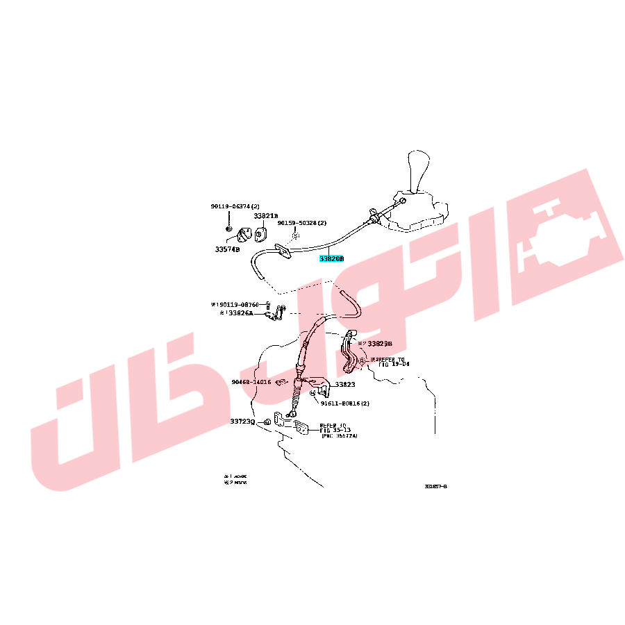 سیم تعویض دنده کمری گرند 6 سیلندر مدل 2006-2005