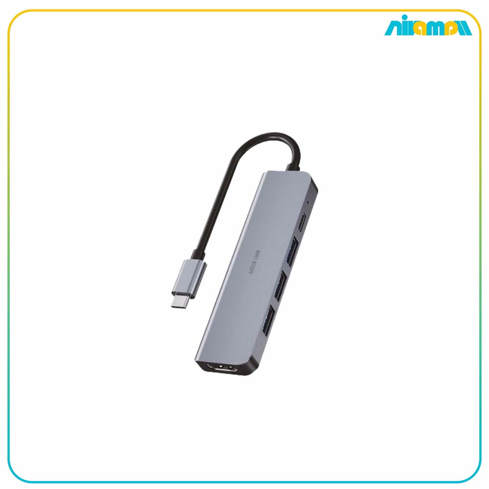 آداپتور و هاب5 کاره گرین لاین مدل Type-C Adapter 4K