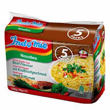 نودل گوشت اندومی اصل بسته 5 عددی Indomie Beef