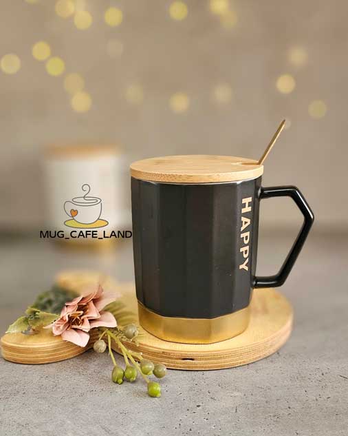 ماگ ساده درب بامبو