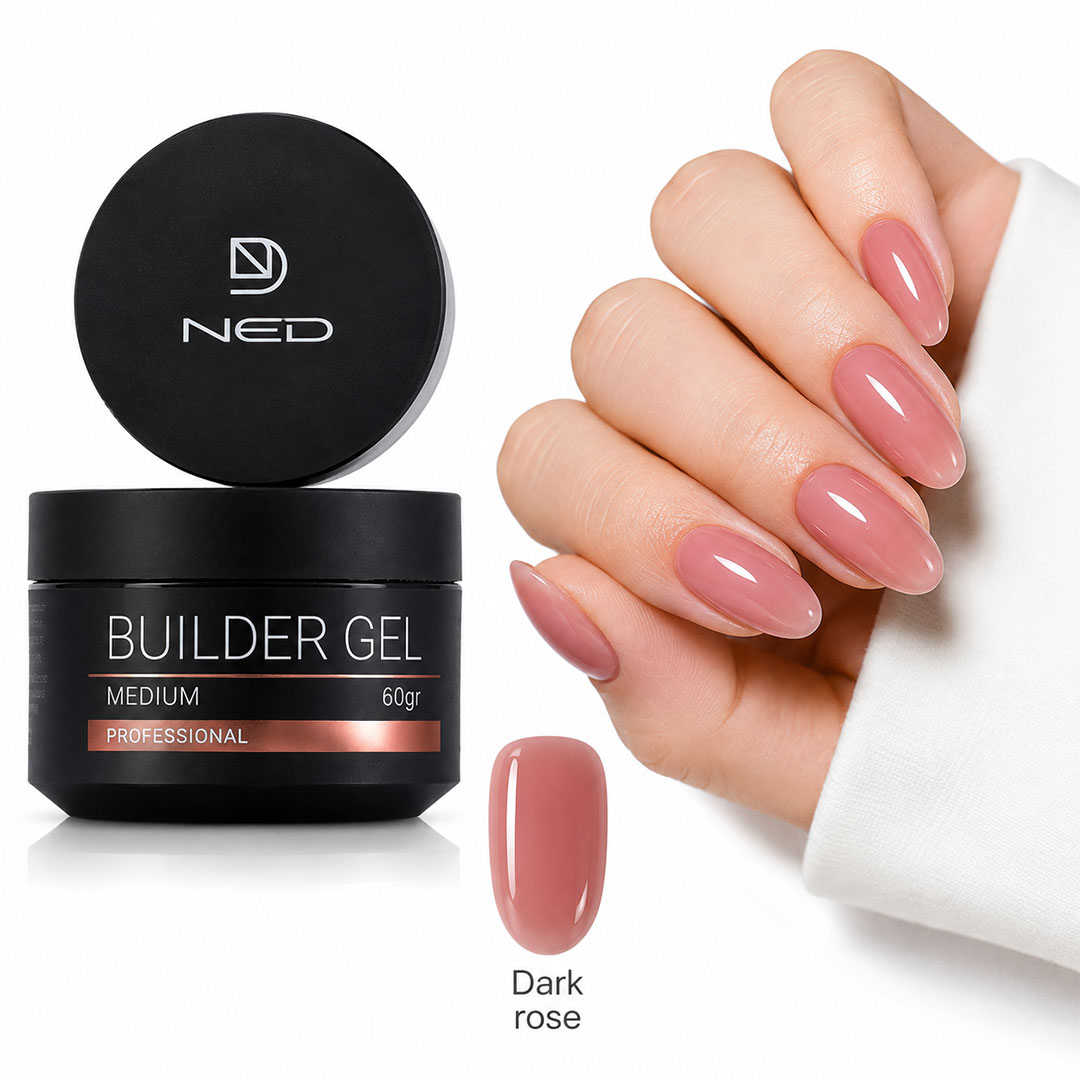 بیلدر ژل برند ند حجم 60 گرم کد dark rose