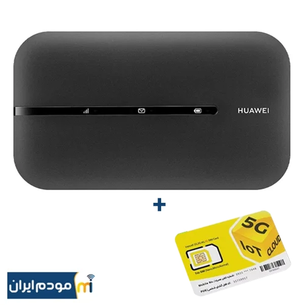 مودم جیبی TD-LTE / 4.5 G هوآوی مدل E5783-330 به سفارش سویالینک Soyealink + سیمکارت ایرانسل و بسته اولیه