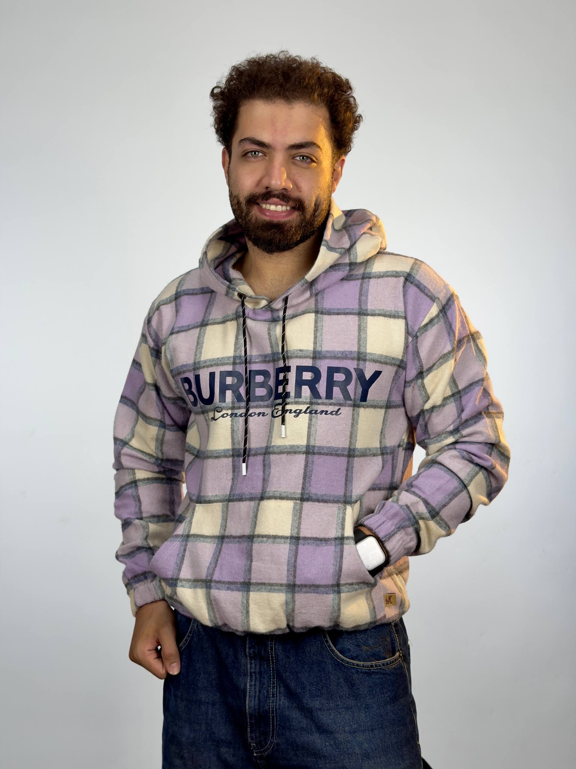 هودی BURBERRY - بنفش, XL