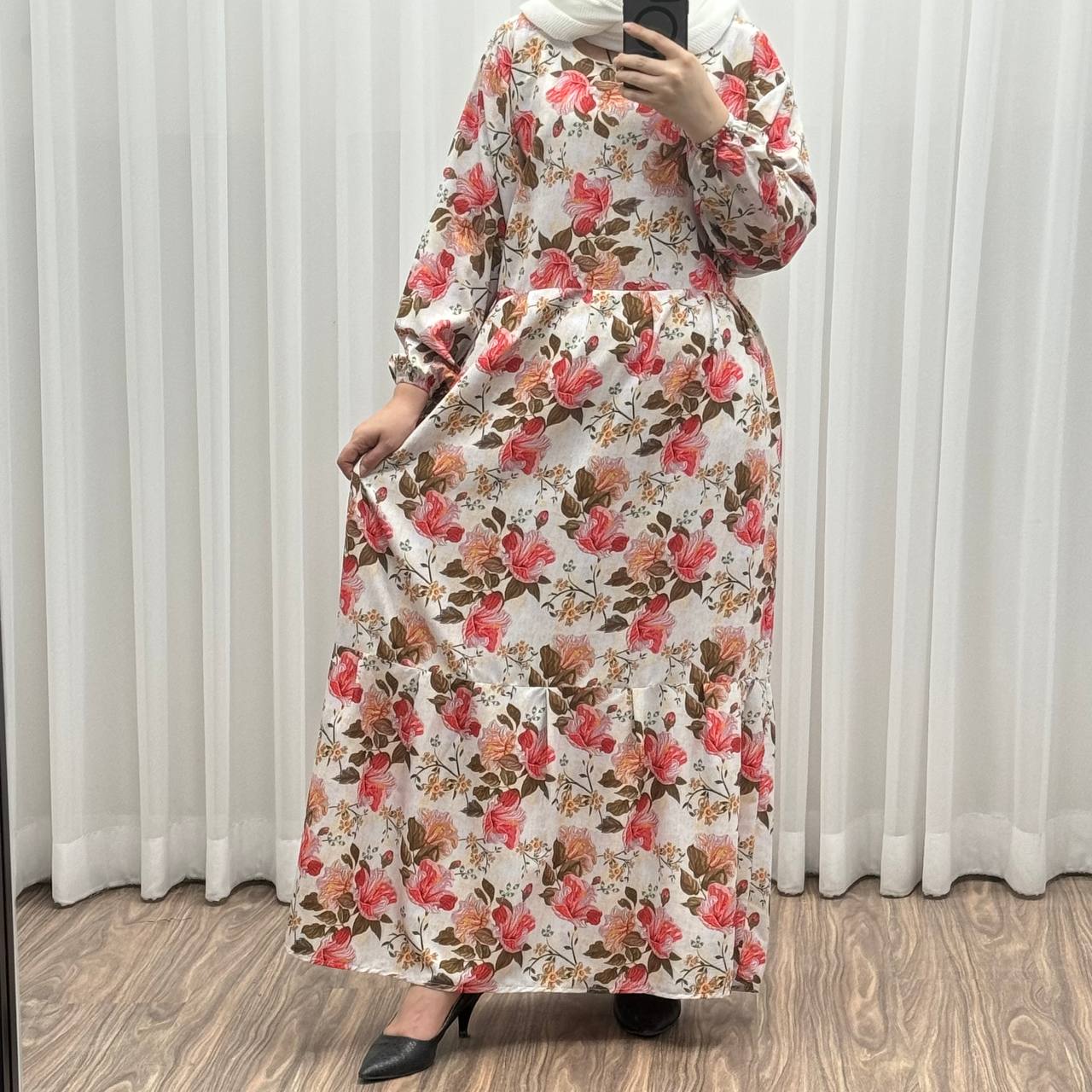 پیراهن فلور بوگاتی مدل مرجان code 779