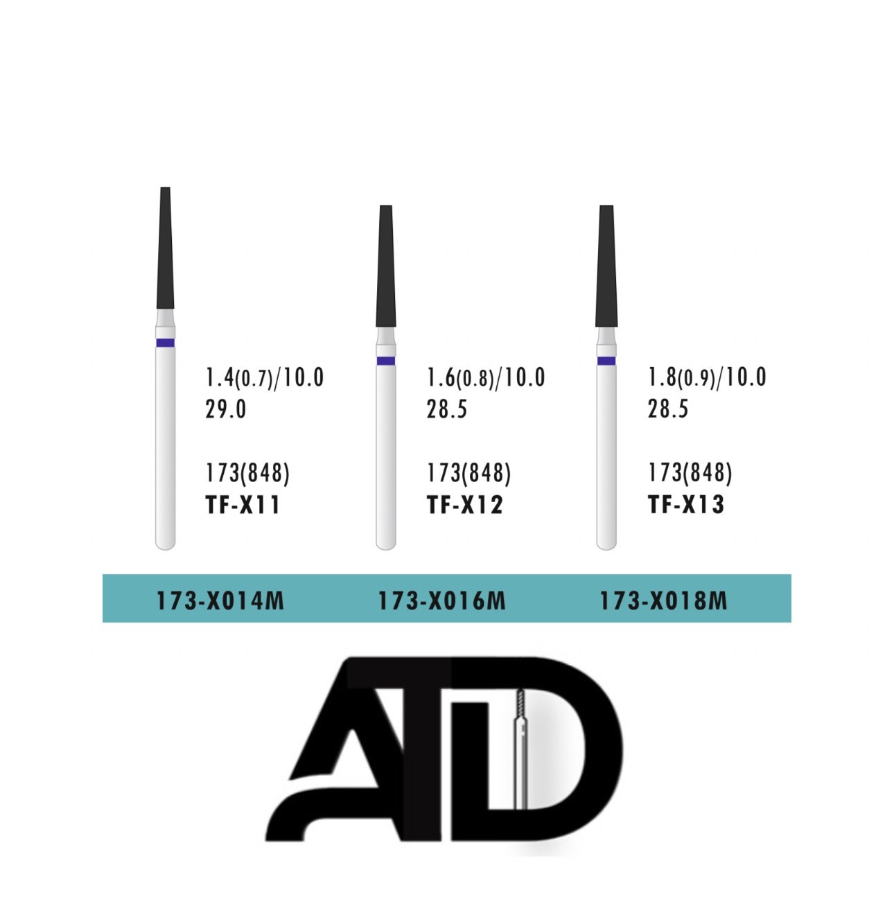 فرز الماسه بلند(5 عددی) ATD Flat End Cone(X Long)