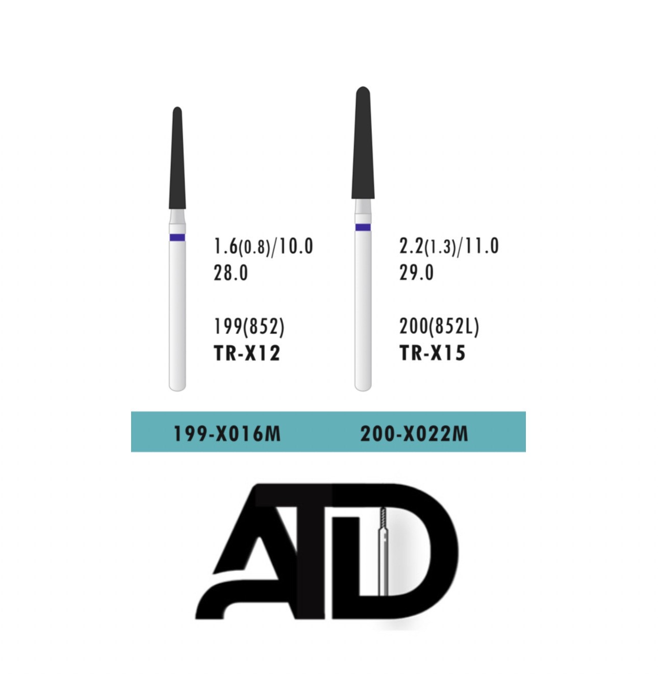 فرز الماسه بلند(5 عددی) ATD Round End Cone(X Long)