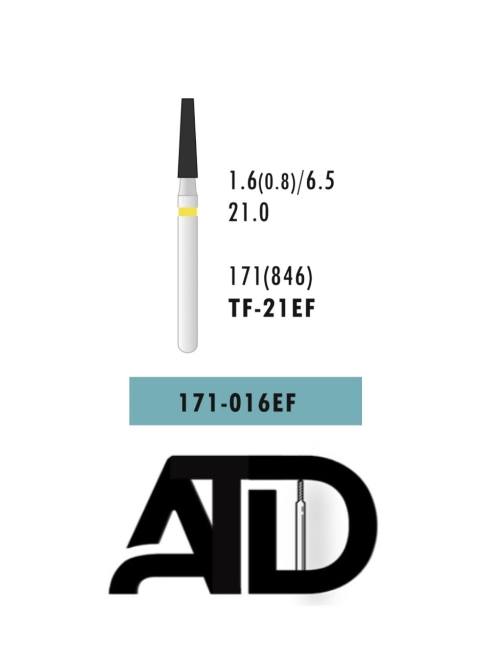 فرز ATD Flat End Cone(بسته 5 عددی)